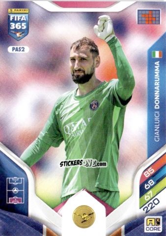 Sticker Gianluigi Donnarumma - Fifa 365: 2025-2026. Adrenalyn Xl n. PAS2 - Panini