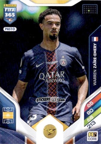 Sticker Warren Zaïre-Emery - Fifa 365: 2025-2026. Adrenalyn Xl n. PAS10 - Panini