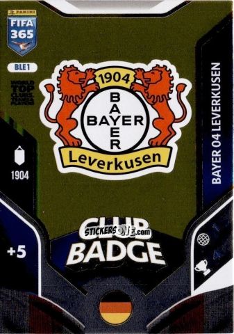 Sticker Club Badge - Fifa 365: 2025-2026. Adrenalyn Xl n. BLE1 - Panini