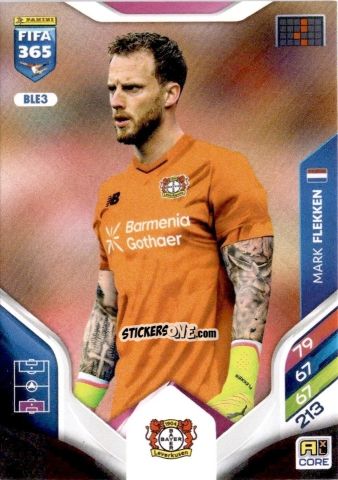 Sticker Mark Flekken - Fifa 365: 2025-2026. Adrenalyn Xl n. BLE3 - Panini