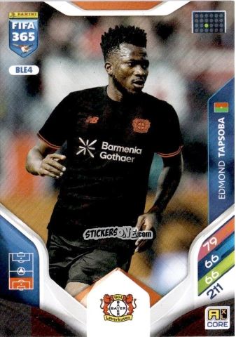 Sticker Edmond Tapsoba - Fifa 365: 2025-2026. Adrenalyn Xl n. BLE4 - Panini