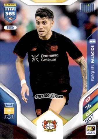 Cromo Exequiel Palacios - Fifa 365: 2025-2026. Adrenalyn Xl n. BLE6 - Panini