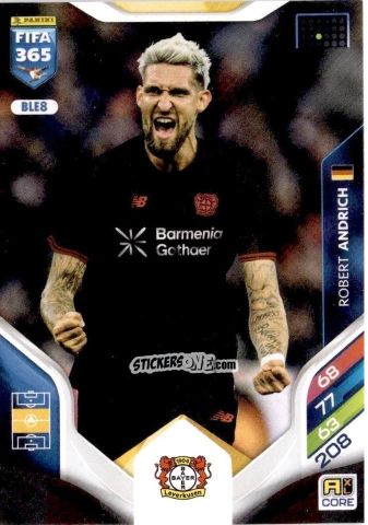 Sticker Robert Andrich - Fifa 365: 2025-2026. Adrenalyn Xl n. BLE8 - Panini