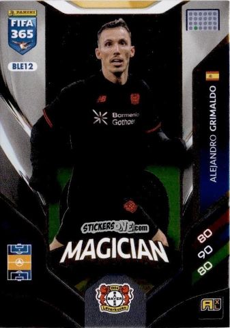 Figurina Alejandro Grimaldo - Fifa 365: 2025-2026. Adrenalyn Xl n. BLE12 - Panini