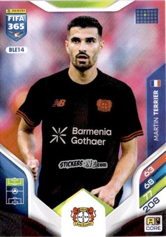 Cromo Martin Terrier - Fifa 365: 2025-2026. Adrenalyn Xl n. BLE14 - Panini