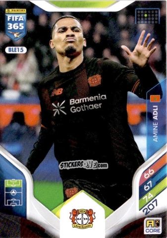 Sticker Amine Adli - Fifa 365: 2025-2026. Adrenalyn Xl n. BLE15 - Panini