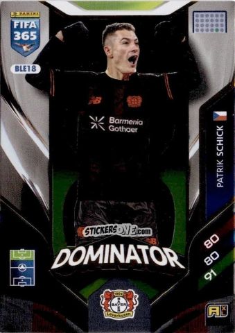 Sticker Patrik Schick - Fifa 365: 2025-2026. Adrenalyn Xl n. BLE18 - Panini