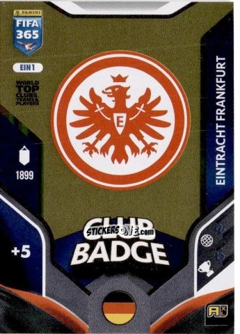 Cromo Club Badge - Fifa 365: 2025-2026. Adrenalyn Xl n. EIN1 - Panini