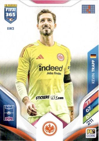 Sticker Kevin Trapp - Fifa 365: 2025-2026. Adrenalyn Xl n. EIN2 - Panini