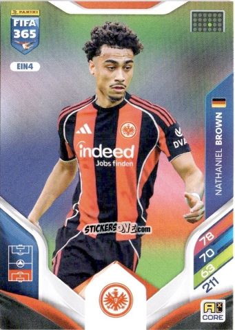 Figurina Nathaniel Brown - Fifa 365: 2025-2026. Adrenalyn Xl n. EIN4 - Panini