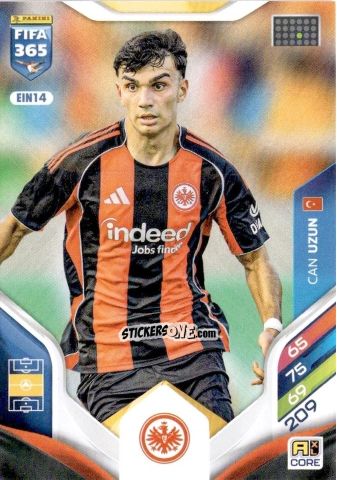 Sticker Can Uzun - Fifa 365: 2025-2026. Adrenalyn Xl n. EIN14 - Panini