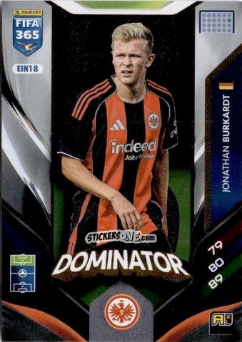 Sticker Jonathan Burkardt - Fifa 365: 2025-2026. Adrenalyn Xl n. EIN18 - Panini
