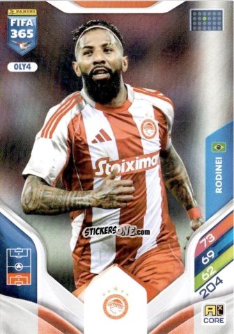 Figurina Rodinei - Fifa 365: 2025-2026. Adrenalyn Xl n. OLY4 - Panini
