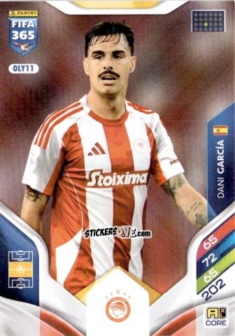 Figurina Dani García - Fifa 365: 2025-2026. Adrenalyn Xl n. OLY11 - Panini
