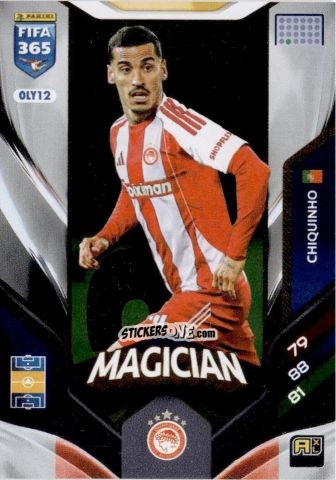 Cromo Chiquinho - Fifa 365: 2025-2026. Adrenalyn Xl n. OLY12 - Panini