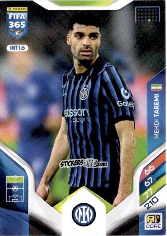 Cromo Mehdi Taremi - Fifa 365: 2025-2026. Adrenalyn Xl n. INT16 - Panini