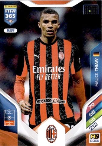 Cromo Malick Thiaw - Fifa 365: 2025-2026. Adrenalyn Xl n. MIL9 - Panini