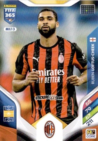 Cromo Ruben Loftus-Cheek - Fifa 365: 2025-2026. Adrenalyn Xl n. MIL13 - Panini