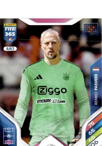 Cromo Remko Pasveer - Fifa 365: 2025-2026. Adrenalyn Xl n. AJA2 - Panini