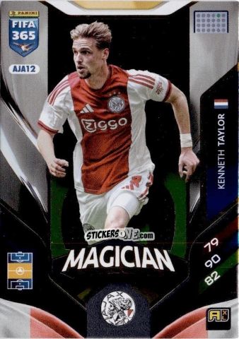 Sticker Kenneth Taylor - Fifa 365: 2025-2026. Adrenalyn Xl n. AJA12 - Panini