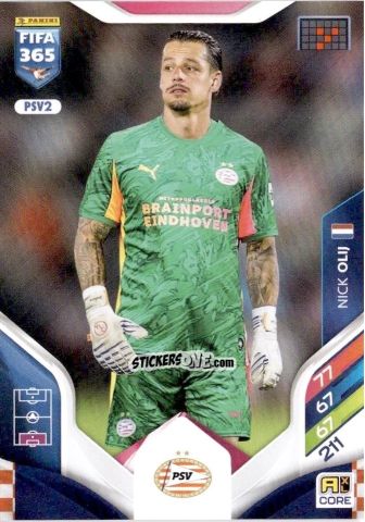 Cromo Nick Olij - Fifa 365: 2025-2026. Adrenalyn Xl n. PSV2 - Panini