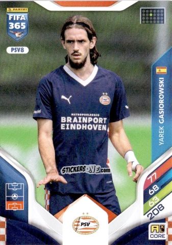 Figurina Yarek Gasiorowski - Fifa 365: 2025-2026. Adrenalyn Xl n. PSV8 - Panini