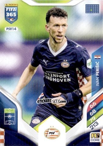 Figurina Ivan Perišić - Fifa 365: 2025-2026. Adrenalyn Xl n. PSV14 - Panini