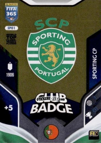 Figurina Club Badge - Fifa 365: 2025-2026. Adrenalyn Xl n. SPO1 - Panini