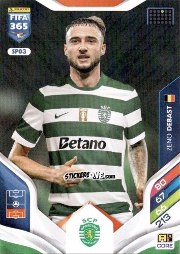 Sticker Zeno Debast - Fifa 365: 2025-2026. Adrenalyn Xl n. SPO3 - Panini