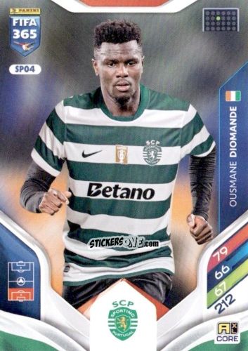 Sticker Ousmane Diomande - Fifa 365: 2025-2026. Adrenalyn Xl n. SPO4 - Panini