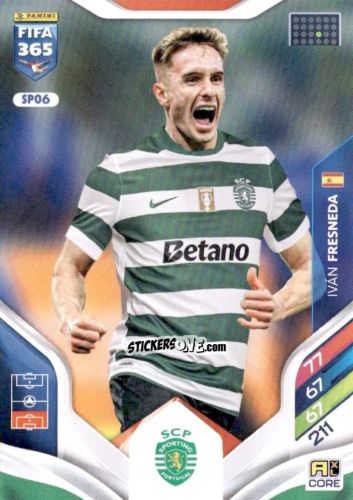 Sticker Iván Fresneda - Fifa 365: 2025-2026. Adrenalyn Xl n. SPO6 - Panini