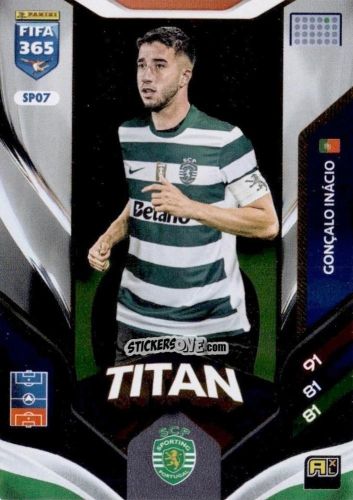 Sticker Gonçalo Inácio - Fifa 365: 2025-2026. Adrenalyn Xl n. SPO7 - Panini
