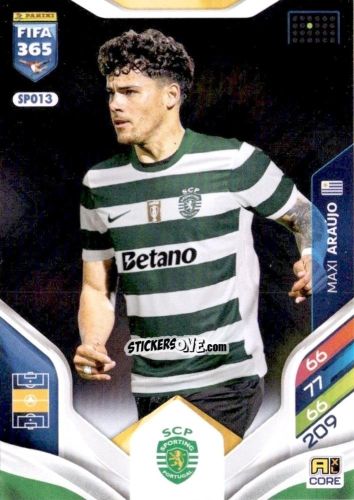 Sticker Maxi Araújo - Fifa 365: 2025-2026. Adrenalyn Xl n. SPO13 - Panini