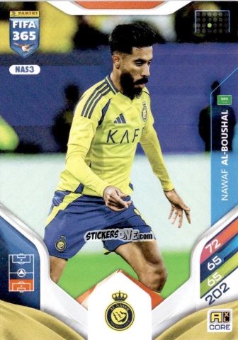 Sticker Nawaf Al-Boushal - Fifa 365: 2025-2026. Adrenalyn Xl n. NAS3 - Panini