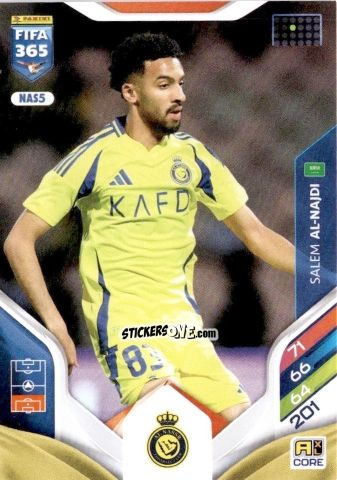 Sticker Salem Al-Najdi - Fifa 365: 2025-2026. Adrenalyn Xl n. NAS5 - Panini