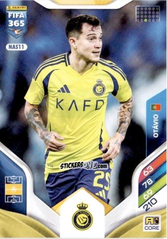 Sticker Otávio - Fifa 365: 2025-2026. Adrenalyn Xl n. NAS11 - Panini
