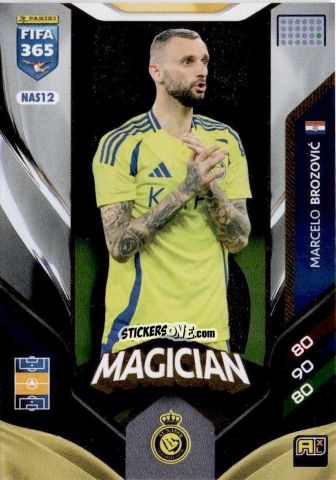 Sticker Marcelo Brozović - Fifa 365: 2025-2026. Adrenalyn Xl n. NAS12 - Panini