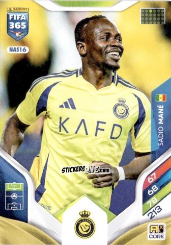 Cromo Sadio Mané - Fifa 365: 2025-2026. Adrenalyn Xl n. NAS16 - Panini