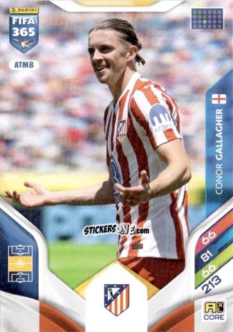 Figurina Conor Gallagher - Fifa 365: 2025-2026. Adrenalyn Xl n. ATM8 - Panini