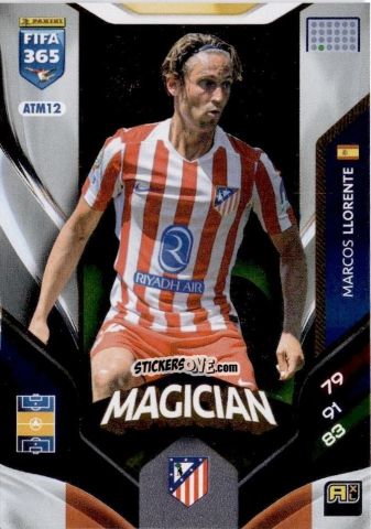Sticker Marcos Llorente - Fifa 365: 2025-2026. Adrenalyn Xl n. ATM12 - Panini