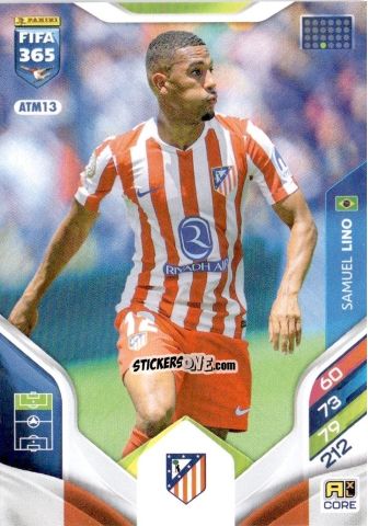 Sticker Samuel Lino - Fifa 365: 2025-2026. Adrenalyn Xl n. ATM13 - Panini