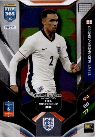 Figurina Trent Alexander-Arnold - Fifa 365: 2025-2026. Adrenalyn Xl n. FWC11 - Panini