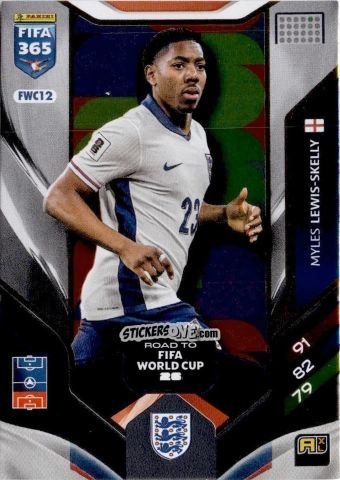 Figurina Myles Lewis Skelly - Fifa 365: 2025-2026. Adrenalyn Xl n. FWC12 - Panini