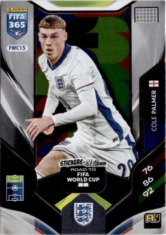 Figurina Cole Palmer - Fifa 365: 2025-2026. Adrenalyn Xl n. FWC15 - Panini