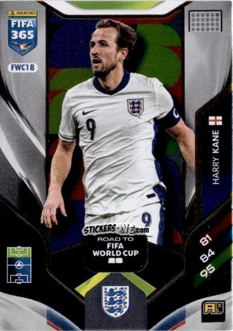 Sticker Harry Kane - Fifa 365: 2025-2026. Adrenalyn Xl n. FWC18 - Panini