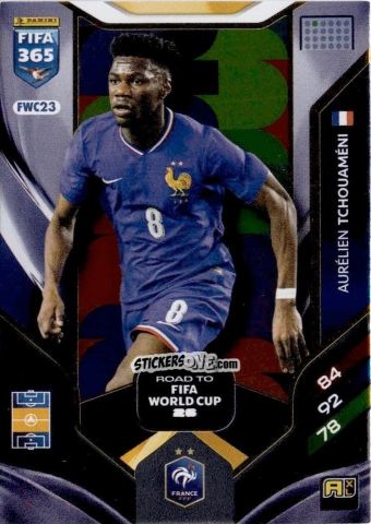 Cromo Aurélien Tchouaméni - Fifa 365: 2025-2026. Adrenalyn Xl n. FWC23 - Panini