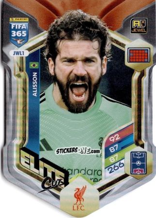 Cromo Alisson - Fifa 365: 2025-2026. Adrenalyn Xl n. JWL1 - Panini