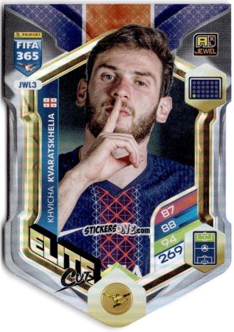 Figurina Khvicha Kvaratskhelia - Fifa 365: 2025-2026. Adrenalyn Xl n. JWL3 - Panini