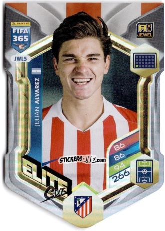Cromo Julián Álvarez - Fifa 365: 2025-2026. Adrenalyn Xl n. JWL5 - Panini