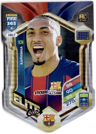 Sticker Raphinha - Fifa 365: 2025-2026. Adrenalyn Xl n. JWL7 - Panini